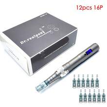 Dr RealPen Ultima M8 Professional Derma Pen With 12 Pcs 11/16/24/36/42/Nano Cartridges - Grey - View 12