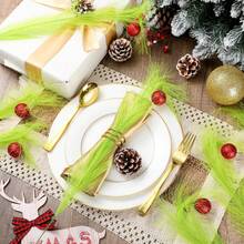 8 Peças Picks de Duende de 40cm com Ramos Verdes Fofos com Bolas Vermelhas Brilhantes, Decorações Artificiais Semelhantes a Penas para Topo de Árvore de Natal, Ornamentos, Guirlanda, Artesanato DIY, Arranjos Florais, Lembrancinhas de Festa, Decoração Sazonal