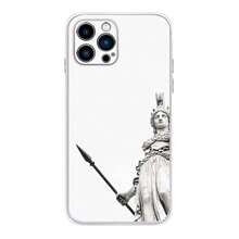 Funda de Teléfono Abstracta Mitología Griega Atenea Compatible con  16,15,14,13,12,11 Plus,Pro,Max,XR,XS,Plus,E,Mini Cubierta Transparente Suave, Cubierta Compatible con Funda  17, Funda  17 Pro, Funda  17 Pro Max - z4 - Ver 5