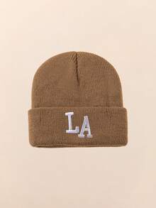 1 Stück Baby Doppel-Bommel Beanie, schwarze Mütze, kuschelige gestrickte Winter Warm Herz süße Mütze für Kinder, Outdoor Accessoire, Winter Baby Mütze