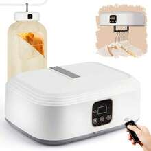 Portable Dryer, Electric Dryer, Electric Clothes Rack, Foldable Dryer, Clothes Dryer, European Plug Model, Remote Control Digital Display, Foldable Drying Machine With 2 Adjustable Settings, Blue Light Sterilization, Suitable For Damp And Rainy Conditions, For Home And Travel Use. - Multicolor - View 13