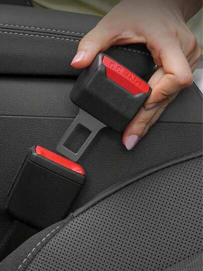 1 pieza/2 piezas Extensor de cinturón de para automóvil con hebilla, limitador de tensión ajustable de tipo universal