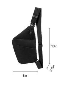 1 pieza Bolso bandolera antirrobo. Danza del dragón 900D. Bolso de pecho para hombres. Un bolso deportivo, de viaje y para ir al trabajo impermeable para hombres
