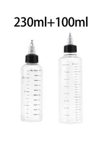 Chai đựng dầu dưỡng tóc 30/50/100/230ml có nắp đậy, dạng bóp, chai nhựa trong suốt, chai PET rỗng có vạch chia, chai đựng thuốc nhuộm tóc có vạch chia, tiện lợi để thoa lên chân tóc, hộp đựng mỹ phẩm có thể tái sử dụng với nắp vặn và vạch chia, thích hợp cho mực lỏng, sơn dầu, thủ công mỹ nghệ, chăm sóc tóc chuyên nghiệp, nhuộm và tạo kiểu tóc, vật dụng cần thiết khi đi du lịch. - Nhiều màu - Xem 16