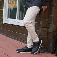 Men's Plus Size Casual Oxfords Comfortable Business Dress Sneakers US Size 13 14 15 16 17 18 19 Fashion - màu đen - Xem 4