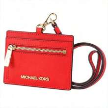 Michael Kors Michael Kors Jet Set Letter Logo Zipper Opening And Closing Texture Neck Bag Card Case 35S3GTVD3L