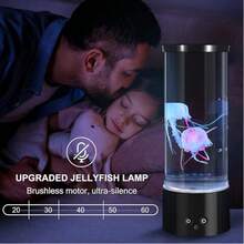 1pcs - TyuteRGB Color Changing Jellyfish LED Light, Fish Tank Decoration, Realistic Jellyfish Design, Suitable For Home/Office Desktop, Children's Decorative Gift, Jellyfish Ornament, Table Lamp, Durable Lamp, Creative Decoration, Creative Decoration - 彩色光 - 查看 7