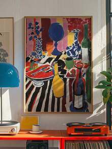 1 pezzo cartellone vintage di Après-ski senza cornice, opera d'arte invernale, pittura di sci, stampa di mini sciatori, decorazione di una accogliente baita da sci, opera d'arte per carrello bar vintage - Multicolore - Visualizzare 19