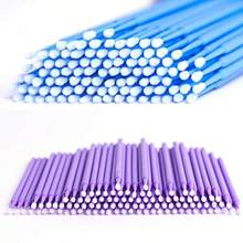 100Pcs Car Applicator Stick Paint Touch-Up Brushes Cleaning Maintenance Tools UK - Bule - View 4