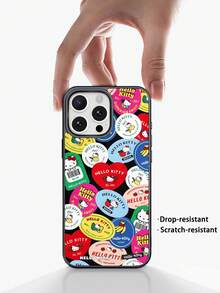 Sanrio Hello Kitty Mirror 2-In-1 Fashionable Elegant Phone Case/Cover Compatible With IPhone 17 Pro Max, IPhone 17 Series, IPhone 11, 13, 14 Pro Max, 15 Pro Max, 12, 14 Plus, 15 Plus, XR, XS Max, 16, 16 Plus, 16 Pro Max, Galaxy A15, Galaxy 35, Galaxy 55, Galaxy 22, Galaxy 23, Galaxy 24, Galaxy 25 Waterproof Shockproof Anti-Fall Scratch Resistant