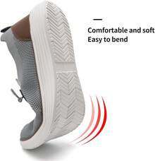 Mens Slip On Loafers Boat Shoes Non Slip Walking Shoes Running Shoes Fashion Sneakers For Men Comfort Lightweight Breathable Casual Office Shoes-20256688 - 淺灰色 - 查看 8