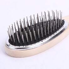 组合装专业防静电假发刷 - 钢梳、卷发刷、男女热梳、假发实用造型工具，用于理顺接发和造型（耐用且温和不伤发） - 彩色 - 查看 4