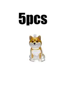 1pc Mini Pet Hair Storage Box, Transparent Cat Hair Storage Box Pendant, Dog Hair Collector Keychain, Transparent Hair Storage Box, Cat Hair Storage Bottle Keychain, Cute Animal Hair Storage Pendant, Bag Pendant, Dog Hair Storage Capsule, Car Keychain, Mobile Phone Pendant, Best Gift For Pet Lovers, Creative Gifts For Lovers, Friends, Family, Teachers, Must-Haves For Back-To-School Season, Festival And Anniversary Gifts (Only Box) Car Accessories Goth Y2k - Multicolor - View 32