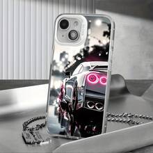 Suitable For  16 Pro Max/ 16 Plus/ 16 Pro/ 16,  15/ 14/ 13/ 12/ 11;All Series Of New Creative And Fashionable Pattern Colorful Gradient IMD Laser Mobile Phone Protective Case, Shockproof And Non-Slip Classic Hybrid Mobile Phone The Ideal Choice For Shell And Gift Giving - Mix - View 4