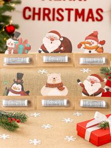 Busto de extraterrestre navideño