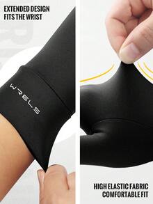 1 paire de gants fins en polaire WRELS avec écran tactile, élastiques et chauds pour hommes et femmes. Gants coupe-vent pour le cyclisme, la randonnée, le camping et les sports d'extérieur en automne/hiver - Multicolore - Voir 6