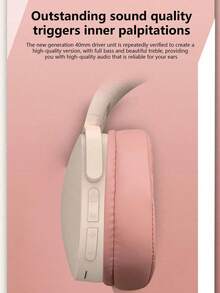 無線耳罩式耳機,電池壽命長,適用於電腦/平板/手機,適合聆聽音樂/遊戲