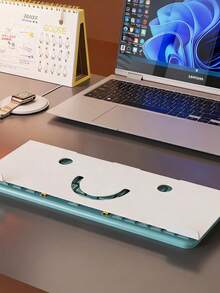 1pc,Keyboard Stand Desktop Notebook Dustproof Writing Stand Computer Heightened Keyboard Storage Rack