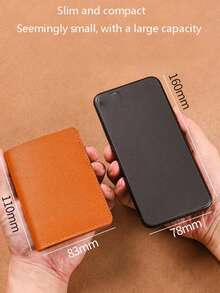Classic Retro Wallet Minimalist Folding Button Coin Purse Driver's License Card Holder Soft Leather Wallet Unisex Short Slim Credit Card Case For Women Money Wallet Mini Wallet Purse Wallet Small Wallet Cute Wallet