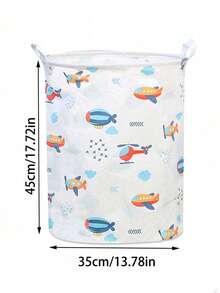 1个可折叠洗衣篮，防水脏衣篮，足球图案豹纹布艺收纳箱，适用于娃娃收藏、大学宿舍、男孩女孩卧室、浴室收纳、儿童玩具收纳，家居装饰 - 彩色 - 查看 19