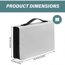 Funda de Biblia Floral, Funda de Biblia Vintage de PU con Cremallera y Asa, Funda con Estampado Floral para Mujeres y Niñas, M. - verde - Ver 10