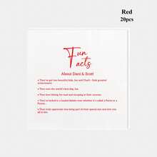 20-500pcs Custom Wedding Napkins, 3-Ply Personalized Fun Facts Napkins With Love Story, Disposable Beverage/Dessert Napkins For Table Decorations, Personalized Cocktail Napkins, Suaitable For Birthday, Anniversary, Engagement Party, Christmas Decor ,Forever Love - White - View 26