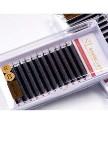 12 Reihen C/D/L Curl 3D W YY 4DW 5DW Wimpern 0,07 Mix Einzellänge 8-15mm Vorbereitete W Fächer Wimpernverlängerungen Natürlich Weich Schwarz W-förmiger Stil Wimpern Künstliche Nerz Einzelwimpern Cluster Natürlich Weich Brasilianische Wimpernverlängerungen Vorbereitete Volumen Fächer Wimpern, Kleeblatt Wimpern