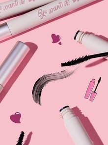 MISSLYN-2 件 Eye Want It! 加长卷翘睫毛膏套装，Eye Want It! 加长卷翘睫毛膏，纤长卷翘丰盈防晕染睫毛膏，持久睫毛打底膏，黑色，带细刷，Y2K 彩妆派对海滩旅行度假露营户外礼物玫瑰时尚女孩新年化妆品角色扮演最佳旅行节日色彩花式校园学校魅力氛围 Cny 中国新年，情人节礼物，纯素，无残忍 - 2個 - 查看 5