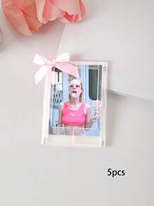 1/3/5 إطار صور مغناطيسي ملون بحجم 3 بوصة، مغناطيس ثلاجة لكاميرا فورية بحجم 3 بوصة، إطارات بتصميم الفيونكة الكلاسيكية للمكتب والمنزل والسبورات والخزائن والثلاجات، ديكور متعدد الاستخدامات، هدايا عيد ميلاد وعيد الميلاد المبتكرة - متعدد الألوان - مشاهدة 25