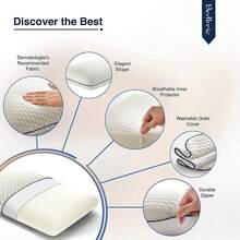 Memory Foam Large Soft Pillow Bounce Back Firm Deluxe Memory Foam Pillows UK - Default - View 3