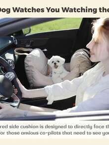 Dog Car Seat, Puppy Booster Seat, Travel Carrier Bed For Small And Medium Pets