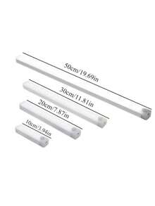 1 橱柜底灯 无线运动传感器 LED 灯带 LED 长感应灯 可充电磁性小夜灯 适用于走廊厨柜、楼梯、过道衣柜、家庭房间装饰 10/20/30/50cm 尺寸