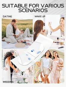 隐形提拉贴片 | 妆前护肤专属面部护理 | 淡化细纹，抚平法令纹，紧致V脸 | 方便无副作用 | 圣诞节、母亲节、情人节和万圣节派对的理想礼物 | 男女通用 | 每日紧致必备 - 彩色 - 查看 6