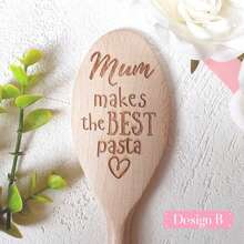 Grandma, Nana, Nanny, Granny, Gran, Mum, Dad, Bakes The Best Cakes Personalised Wooden Spoons, Cake Baking, Birthday Gift, Present Cooking - Multicolor - View 11
