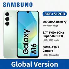 Samsung Galaxy A16 4G LTE 手机 - 6GB RAM + 128GB ROM、6.7 英寸 Super AMOLED 显示屏、多摄像头系统（超广角、微距）、IP54 防水防尘、5000mAh 长效电池、6 代操作系统升级、快速流畅的游戏、流媒体和令人惊叹的摄影性能，非常适合日常使用和娱乐