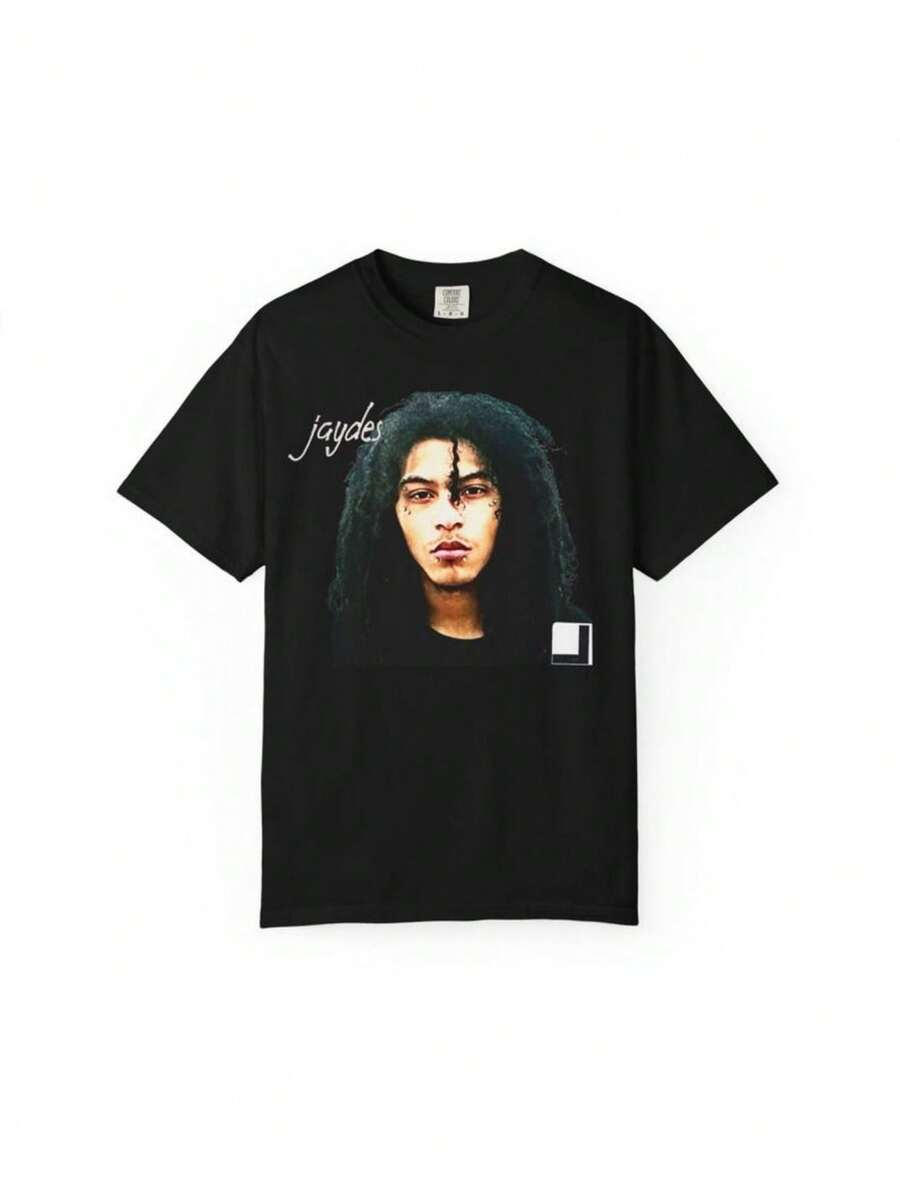 Jaydes Unisex T-Shirt - FREE U.S. SHIPPING - 黑色 - 查看 1