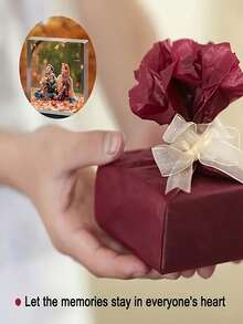 3D Acrylic Custom Photo Gift, Customized UV Photo Print Block Square, Gifts For Family And Friends Gift With Your Own Photo, Wedding Gift, Christmas Decorations,Room Decor,Fall Decor,Home Decor,Fall Decorations For Home,Christmas Decor Home,Wedding,Christmas