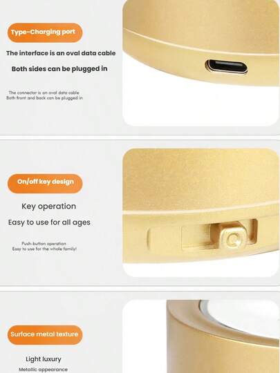 1/3/ USB Rechargeable LED Spot Light, Painting ative Wireless Metal Wand Picture Lights, Fairy Lamps, Led Night Lighting, Book Touch Control Dimmable Lamp, Polished Finish, Home Bedroom Mural Living Room, Room ation,Perfect Gallery, ,Stairs, Corridors 1500mAh Lithium Polymer Battery view 10