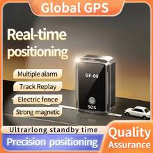 Mini GPS Car Locator With Magnet - Real-Time Tracking Device, Model GF09, Precise Positioning And Tracking, Delivery Package Tracking, Compact Design, Long Battery Life, - Black - View 3
