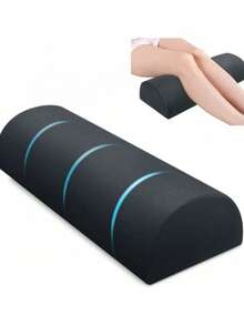 1pc Ergonomic Semi-Circle Leg Pillow Cushion, Washable Cover, Suitable For Legs, Knees, Lower Back And Head, Lumbar Support Pillow For Sleeping - Multicolor - View 3