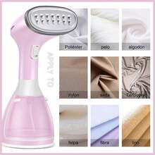 Alta potencia planchas de para ropa, (290 ml) de plancha de de gran capacidad, stand de plancha de mano para ropa, utilizado para eliminación de arrugas de tela rápida, steam brush - rosa - Ver 12