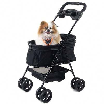 Mighor Carrinho de passeio para Pet, animal de estimação, cachorro, cão, gato de pequeno porte até 15 Kg
