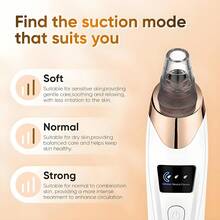Blackhead Pore Removal Vacuum, Facial Pore Cleanser - 5 Suctions, 5 Probes, USB Rechargeable Blackhead Vacuum Kit, Acne Removal Tool For Adults. Suitable For Bathrooms. Bedchamber. Holiday Gifts For Female Friends And Female Classmates In Places Such As Travel - 皮膚清潔儀 - 查看 5