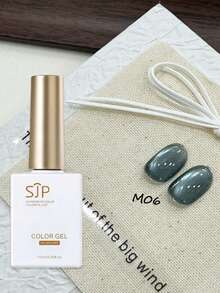 15毫升Y2K指甲油 - 黑色、白色、星空蓝、钻石猫眼、极光猫眼指甲油、UV指甲油、美甲用品、美甲配件、亮泽美甲、法式美甲 - 彩色 - 查看 13