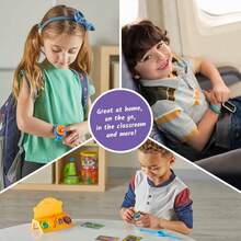 Pulsera Sensorial hand2mind Worry Stone Pals​Piedras de Preocupación para la Ansiedad, Juguetes Antiestrés, Piedra de Palma, Suministros para Calmar, Juguetes para Aliviar el Estrés, Pulseras de Humor para Niños, Actividades de Terapia de Juego - 1 - Ver 8