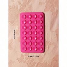 1Pc Silicone Suction Silicone Suction Cups Square Phone Case Back Silicone Suction Cups 28pcs Large Suction Silicone Cell Phone Suction Cups Silicone Suction Phone Case Card Holder Card Holder Wallet Business Card Holder Credit Card Holder Card Holder Women For Women For Men Compatible With IPhone, Android Phone, Gift For Birthday, Family, Friends Phone Holder, Phone Stand, Phone Accessories - Màu Hồng Tươi - Xem 6