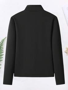 Women's Zip-Up Jacket - Fall New Style Sporty Slim-Fit Coat With Stand Collar & Waist Tie Casual Sweatshirt