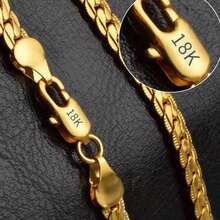 1 pieza Collar de cadena cubana de 6 mm chapado en oro de 18 quilates sobre plata de ley 925, de 16/18/20/22/24/26/30 pulgadas, adecuado para hombres y mujeres, joyería de moda para boda, compromiso, regalo del Día de San Valentín, uso elegante diario