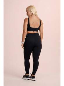Lupo Max Women's Gym High Waist Training Original Leggings - 黑色的 - 查看 4