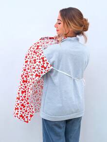 1 Piece Of Baby Pattern Breastfeeding Cover Suitable For Outdoor Use - Multicolor - View 6